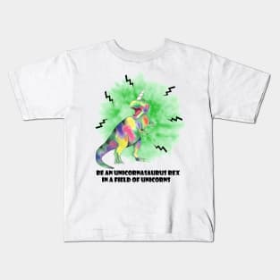 unicornasaurus rex Kids T-Shirt